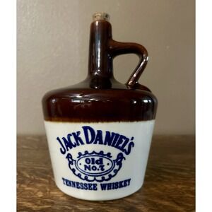 Vintage Jack Daniels Old No. 7 Stoneware Whiskey Jug Tennessee Whiskey 10" USA